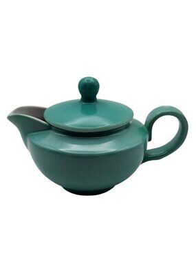 Vintage Shafford China Hand Painted Green Porcelain Creamer W/ Lid Japan MCM